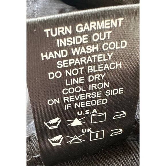 Antthony Studio Midi Dress Women 4 Black Rose Embroidered Bell Sleeve - Picture 8 of 11